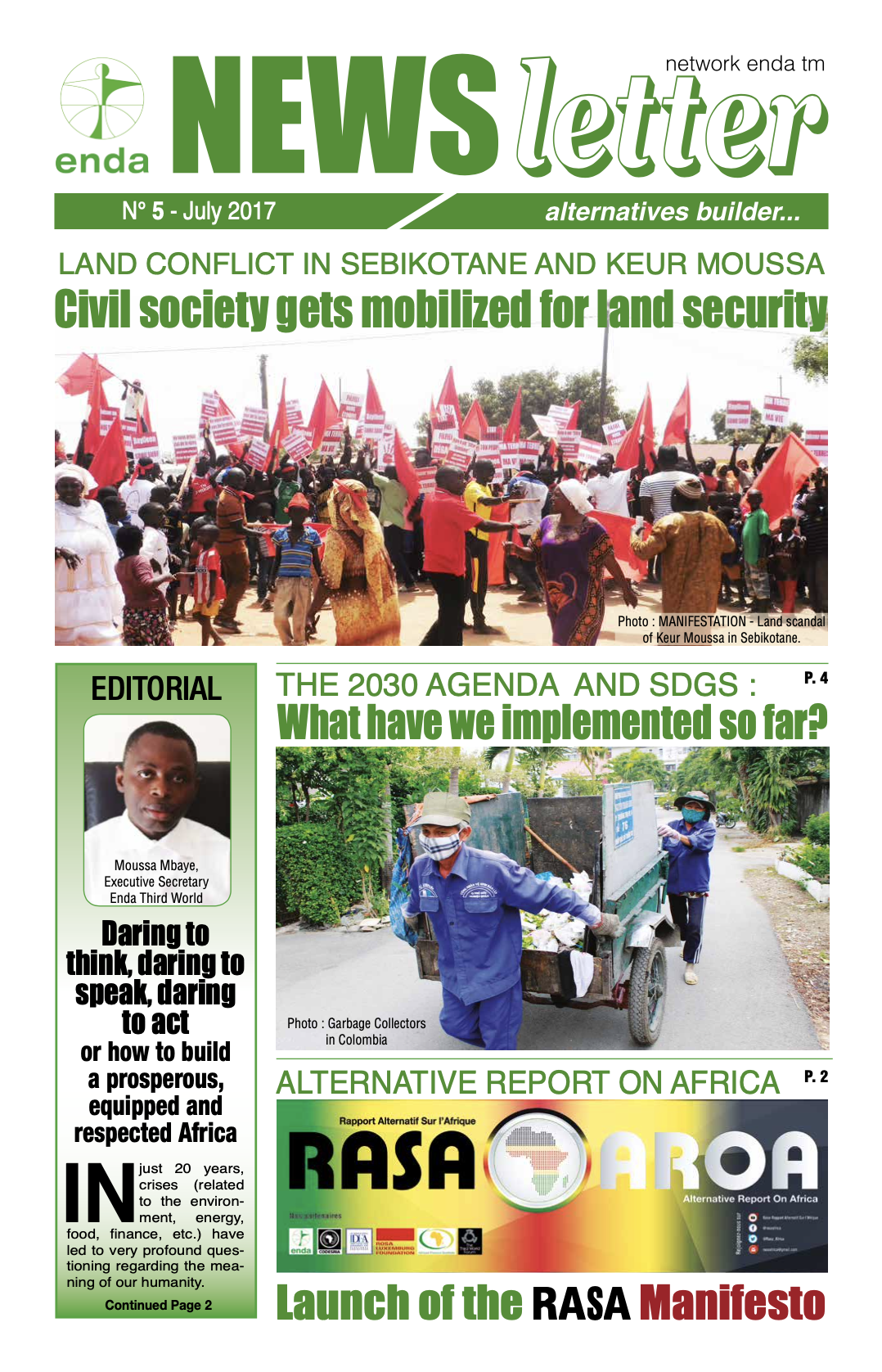 Daring to think, daring to speak, daring to act