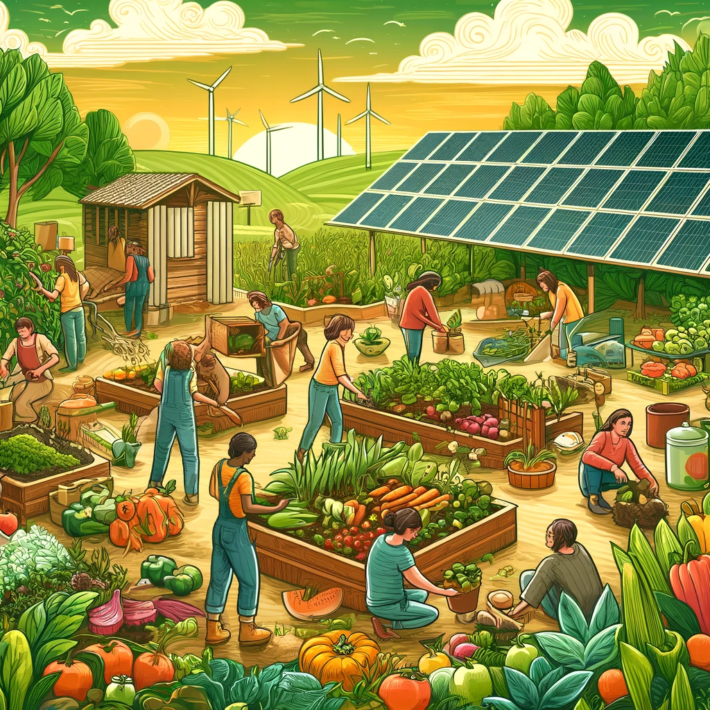 Illustration des systèmes alimentaires durables