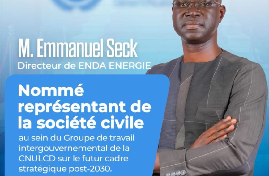 🎉 Félicitations à Emmanuel Seck ! 🎉